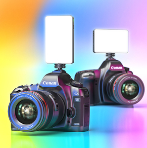 Kit de Iluminación para Videoconferencias, 90 LED de Alta Potencia, Plástico, Recargable, Portátil, Luz para Cámara <span class=keywords><strong>Web</strong></span> de Transmisión en Vivo para Zoom - Product Image 5