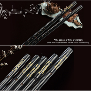 Flauta de Bambú <span class=keywords><strong>Dizi</strong></span> en Clave C, Instrumento Musical Tradicional Chino con Bolsa de Transporte para Principiantes y Amantes de la Música - Product Image 5