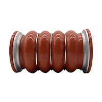 Tuyau de radiateur en silicone personnalisé OEM pour camion, tuyau en caoutchouc silicone à bosse, tuyau en silicone à bosse renforcé 3-6 plis