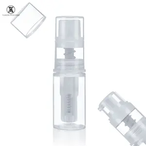 14 ml18ml klare runde Glitzer pulver Sprüh flasche Glitzer staub pumpe essbar leer runde Glitzer sprüh flasche im Taschen format 14ml