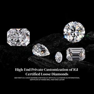 IGI認定カスタム3mm 4mmラウンドシェイプメレーラップ養殖ダイヤモンドVVS VSラボダイヤモンドストーンルースダイヤモンド - Product Image 4