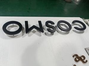 Nhà Máy Giá không thấm nước quảng cáo ngoài trời 3D chữ logo gương-kết thúc thiết kế thép chữ và số biểu tượng dấu hiệu - Product Image 6