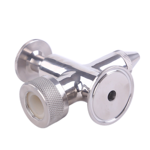 Precio de fabricante Acero inoxidable AISI 304 Inox SS316L Válvula de calibre de nivel de roscado BSP de grado alimenticio higiénico para recipiente y tanque - Product Image 6
