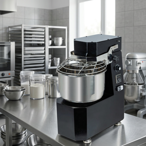 Atlas Star 9L Spiral Dough Mixer - 3kg High Productivity Flour Mixer with Variable Speed & Tilt Head - Pizza Baking <b>Machine</b> - Product Image 1