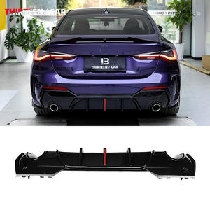 M Sport difusor trasero Spoiler labio para <span class=keywords><strong>BMW</strong></span> G22 G23 4 Series 420 425 <span class=keywords><strong>430</strong></span> negro brillante PP labio trasero con luz <span class=keywords><strong>2021</strong></span>-2025 - Product Image 1