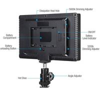 Haute qualité mince caméra vidéo photographie doux LED Studio panneau inondation gradation lumières