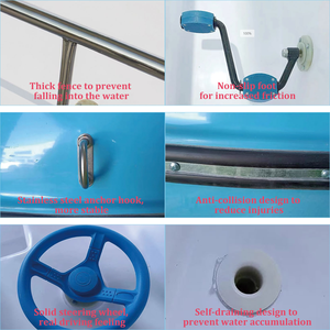 CEYU di alta qualità 4-persona motoscafo simpatico cartone animato pedalò barca con motore Paddle Foot per la pesca in laghi o mari - Product Image 4