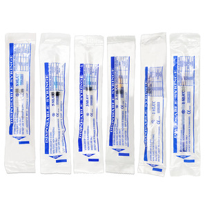 Seringues médicales jetables 1cc 2cc 3cc 5cc 10cc avec ou <span class=keywords><strong>sans</strong></span> <span class=keywords><strong>aiguille</strong></span>, certifiées ISO/CE, stériles, classe II, fourniture d'usine - Product Image 3