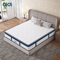 Matelas hybride moderne, durable, respirant et rafraîchissant à ressorts ensachés, compressé sous vide, taille Queen, pour la maison