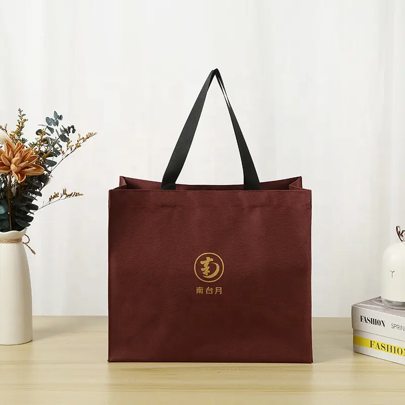 حقائب قطنية عضوية للتسوق ترويجية مطبوعة مخصصة للبيع بالجملة حقيبة يد قماشية مطبوعة مخصصة للتسوق