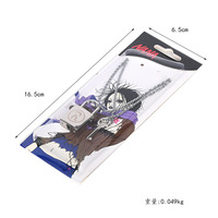 Bir Set 2 tasarım yüksek kalite Anime Decoration Metal Nanjing kilit ve dekorasyon ve Cosplay için anahtar kolye