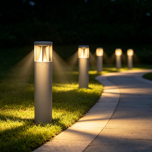 Lampe LED d'extérieur pour jardin, étanche IP65, H: 30/60/80/90CM, noire, décoration paysagère, éclairage LED de jardin extérieur - Product Image 2