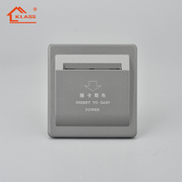 Venta directa del fabricante Blanco/Oro/Gris PC Hotel Interruptor de tarjeta de llave de ahorro de energía eléctrica