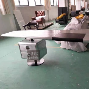 Muebles de aviación personalizados, mesa de Metal de aluminio, estilo avión, escritorio de ala con cajones, aviador hecho a mano - Product Image 4