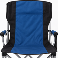 Chaise de plage pliable inclinable réglable avec cadre en métal, chaise de camping d'extérieur avec porte-gobelet pour jardin, bord de lac, pique-nique