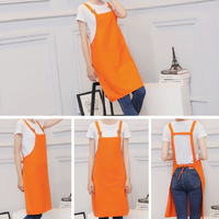 Tablier de cuisine en coton avec impression personnalisée et logo pour homme et femme Tablier de cuisine de chef à bavette de jardin