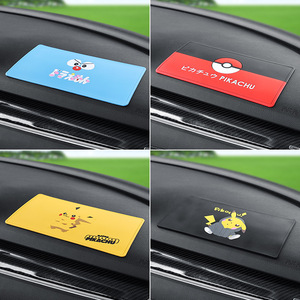 Car cartoon ornament anti-slip <b>mat</b>, <b>large</b> round car dashboard, mobile phone, pickup truck, overtaking interior decoration - Product Image 4
