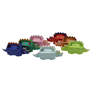 Cajas de papel para dulces y <span class=keywords><strong>galletas</strong></span> con diseño de dinosaurio, pequeñas y bonitas, para regalo, decoración para baby shower o fiesta de cumpleaños. - Product Image 3