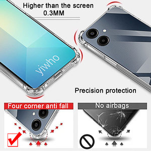 Funda de teléfono suave y transparente a prueba de golpes para <span class=keywords><strong>Samsung</strong></span> <span class=keywords><strong>Galaxy</strong></span> A06 A05 A55 A35 A25 A15 fundas traseras cubiertas transparentes A 06 05 <span class=keywords><strong>55</strong></span> 25 15 - Product Image 2