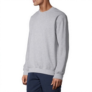 Sudadera de Hombre al por Mayor, Corte Regular, Felpa de Algodón, Ecológica, Cuello Redondo, Color Sólido, Invierno, 250g - Product Image 2
