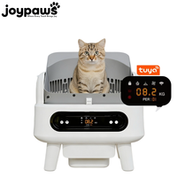 Tuya Safe Grande litière automatique pour animaux de compagnie 68L Robot électrique intelligent Wifi Auto-nettoyage Litière automatique pour chat avec contrôle par application