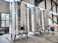 Cuve de fermentation en acier inoxydable de 2000 L pour la vinification, le vin rouge et l'équipement de fermentation de la bière
