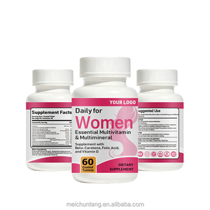 Suplemento multivitamínico y multimineral para mujer Estado de ánimo energético Cabello Piel Uñas Multivitamínico diario a B C <span class=keywords><strong>D</strong></span> E Zinc Calcio Más - Product Image 5