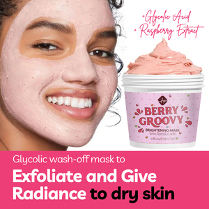 Vegan Strawberry Ice Cream Mask Wash-Off <span class=keywords><strong>Masque</strong></span> facial à l'<span class=keywords><strong>acide</strong></span> <span class=keywords><strong>glycolique</strong></span> et à la framboise Diminuer la matité - Product Image 2