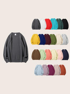 Sudadera de Cuello Redondo Negra Lisa de Alta Calidad de 300 g/m², Sudadera Unisex de Algodón Suave con Logotipo Personalizado para Hombre - Product Image 2