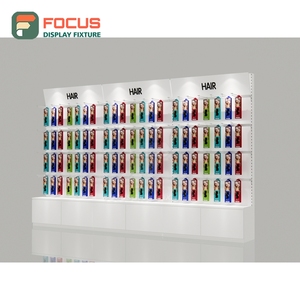 Premium Hair Extension Display Counter Glass Showcase Lockable Drawer Shelf Shop Display Counter - Product Image 3