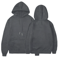 Sweater Pria Musim Dingin Bahan Fleece Katun 100% Berlapis Bordir, Model Crewneck Oversize Tebal dan Bernapas, Custom