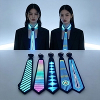 Panneau lumineux fluorescent à activation sonore en polyester pour fêtes - Divers designs disponibles, clignotant et lumineux EL