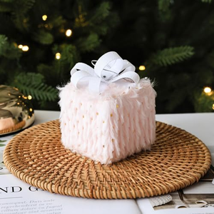 Boules de Noël en mousse à paillettes et strass, incassables, scintillantes, à suspendre, ornements de Noël roses - Product Image 4