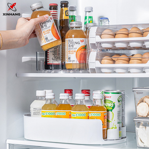 Giá để đồ xoay 360 độ Xinhang, giá để đồ nhựa trong tủ lạnh, khay xoay tủ lạnh, khay xoay tháo rời, giá xoay tiện lợi - Product Image 3