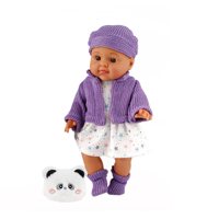 Babypuppe für Kinder Vollvinyl-Babypuppe 14 Zoll Realistische Neugeborenen-Puppe mit Kleidung und Mütze Großhandel und OEM