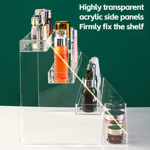 Bán lẻ hiển thị Acrylic nhiều lớp giá cho nước hoa chăm sóc da tổ chức mỹ phẩm hiển thị đứng kệ - Product Image 3