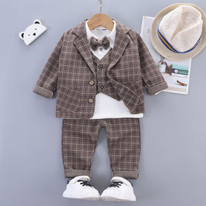 2025Children's Clothing all'ingrosso blazer ragazzi indossano abbigliamento primavera vestiti all'ingrosso per bambini vestiti per bambini vestito <span class=keywords><strong>ragazzo</strong></span> - Product Image 4
