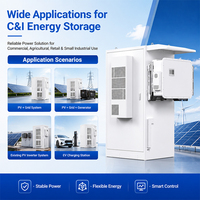 Kabinet Penyimpanan Energi Komersial Luar Ruangan MECC 241kWh 125kW Baterai LiFePO4 BESS dengan EMS Cerdas untuk Cadangan PV Surya