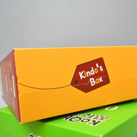 Emballage de boîte rectangulaire jetable écologique et recyclable en gros personnalisé, gaufrage pour sushi, fromage, collation, aliments surgelés