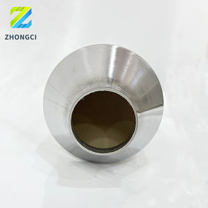 Euro <span class=keywords><strong>2</strong></span> 3 4 5 OEM Universal Monolith potongan konverter katalis untuk mobil mobil sistem pembuangan pipa baja tahan karat untuk r15 v3 - Product Image 1