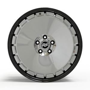 Roues forgées en fibre de carbone brossée de 12 000 tonnes |   Nouvelle mise à niveau/rénovation de qualité OEM pour Hellcat - Product Image 5