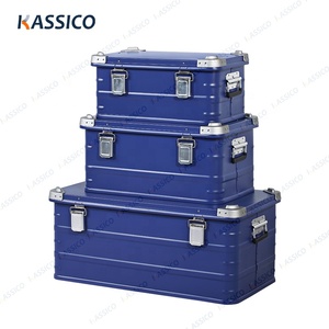 Car Roof Box Storage Custom 30L/50L Outdoor Aluminum Car Trunk Roof Box Trailer Camp Kitchen Storage Container