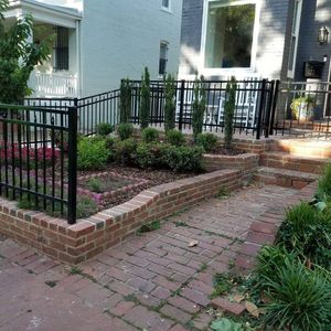 <span class=keywords><strong>Barandilla</strong></span> de Hierro Forjado Rústica Moderna y Duradera para Escaleras, Balcón, Terraza, Barandal Exterior - Product Image 1