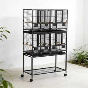 Jaula de Esquina Anticorrosión para Loros, Nueva Jaula de Lujo Premium para Pájaros, Jaula Económica para Canarios, Jaulas de Cría para Aves - Product Image 6