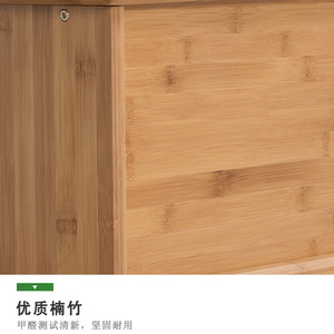 Meuble TV nordique en bois massif, meuble de rangement pour télévision, ensemble de meubles de salon, design moderne et simple - Product Image 4