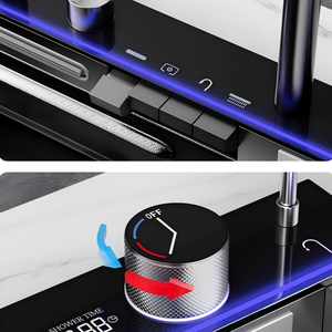 Fregadero Multifuncional <span class=keywords><strong>de</strong></span> Acero Inoxidable 304 con Teclado <span class=keywords><strong>de</strong></span> Piano Electrochapado, Grifo con Pantalla Digital LED, Fregadero <span class=keywords><strong>de</strong></span> Cocina para el Hogar - Product Image 6