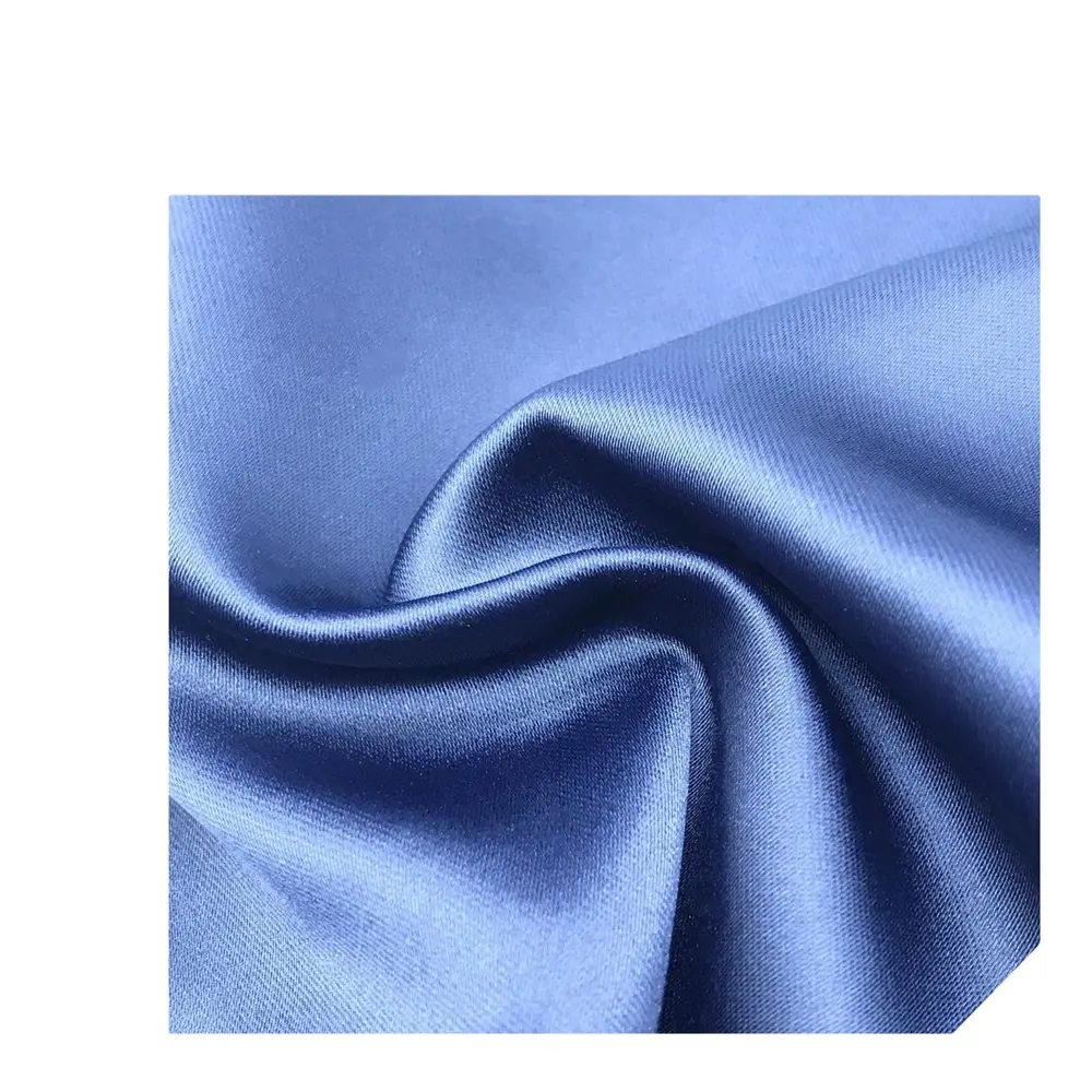 acetate stripe satin fabric wedding garment stretch RPET Imitation acetic like fabric for girl dress