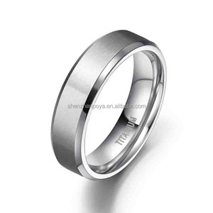 POYA チタンリング 3色展開 8mm/6mm/4mm ペア ウェディングバンド メンズ ジュエリー - Product Image 4