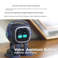 Robot Edukasi Pintar Teman AI Mainan Lucu Emopet CPU Quad Core Layar OLED Penyimpanan 32GB Sistem Operasi Android Hewan Peliharaan Elektronik Mini PVC