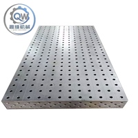Table de soudage en fonte flexible 3D réglable, plateforme haute précision avec composants de positionnement pour l'utilisation en usine de fabrication métallique